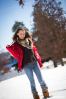 Melody Rose Showing Off In The Snow gallery from TEENDREAMS - #5
