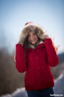 Melody Rose Showing Off In The Snow gallery from TEENDREAMS - #7