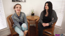 Kylie Nymphette & Lucia Love in Paying For Pizza gallery from WANKITNOW - #1