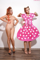 Milena Angel & Marianna M in PinUp Dolls gallery from MILENA ANGEL by Erik Latika - #2