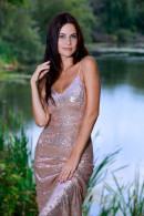 Martina Mink in Gown In Nature gallery from METART by Matiss - #6