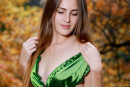 Hailey in Emerald In Fall gallery from METART by Matiss - #1