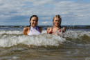 Lauma Gela & Oxana Chic in Two Girls One Swimsuit gallery from ZISHY by Zach Venice - #5