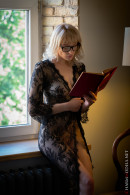 Limona in Reads Book In Sexy Transparent Lingerie gallery from CHARMMODELS by Domingo - #5