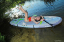 Aislin in Paddle Board gallery from METART by Leonardo - #9