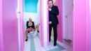 Busty German Blonde Secretary Celina Davis Fucks Boss In The Bathroom gallery from LETSDOEIT - #3