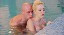 Blanche in Beautiful Romanian Blondie Gets Cum On Her Big Tits In Passionate Pool Fuck gallery from LETSDOEIT - #3