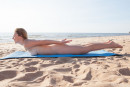 Dominika Jule in Beach Yoga gallery from METART by Koenart - #14
