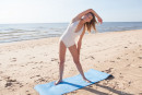 Dominika Jule in Beach Yoga gallery from METART by Koenart - #4