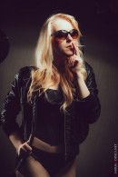Leila in Leather Jacket And Cigarette gallery from CHARMMODELS by Domingo - #10
