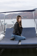 Mila Azul Naked By The Boat gallery from TEENDREAMS - #13
