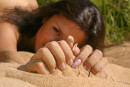 Laetitia N in Laetitia - Lying In The Sand gallery from STUNNING18 by Thierry Murrell - #9