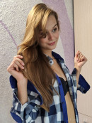 Seia I in Seia - Blue Checkered Shirt gallery from STUNNING18 by Thierry Murrell - #16