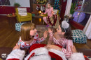 Ginger Grey & Leana Lovings & Scarlett Hampton in Christmas Three gallery from VRBANGERS - #2