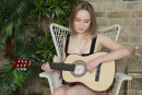 Olivia Myers in Guitar gallery from METART-X by Flora - #8